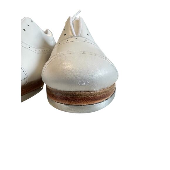 Bloch Womens Tap Shoe Jason Samuels Smith White Natural Sole Dance S0313L Size 5 - Picture 12 of 16